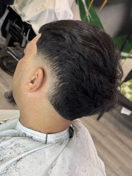 Textured Crop haircut result
